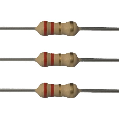 Product Cover E-Projects 100EP5122R20 2.2 Ohm Resistors, 1/2W, 5% (Pack of 100)