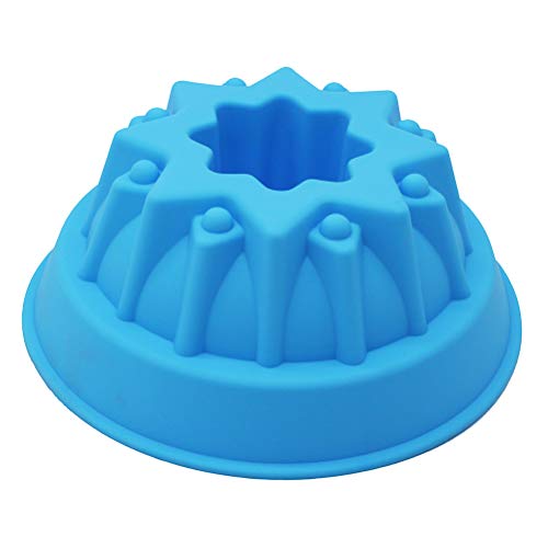 Product Cover X-Haibei Monarch Crown Bundt Cake Pan Chocolate Ice Cream Gelatin Salad Silicone Mold
