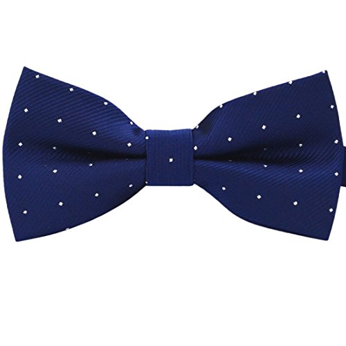 Product Cover Amajiji Formal Dog Bow Ties for Medium & Large Dogs (D012 100% Polyester) (Deep Blue)