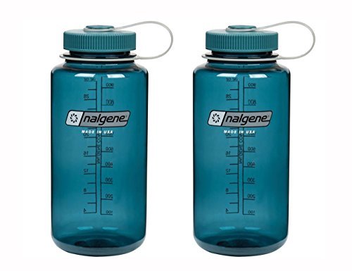 Product Cover Nalgene Tritan Wide Mouth, Cadet with Matching Cap 32oz, Set of 2