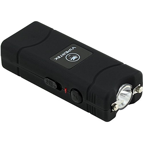 Product Cover VIPERTEK VTS-881 - 35 Billion Micro Stun Gun - Rechargeable with LED Flashlight, Black
