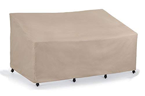 Product Cover SunPatio Sofa Cover, Lightweight, Water Resistant, Eco-Friendly, Helpful Air Vent, All Weather Protection, Beige, 80