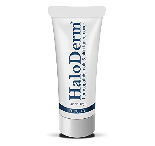Product Cover HaloDerm Skin Tag Remover & Mole Remover - All Natural Skin Tag Cream - Remove up to 3 Skin Tags (FAST Results In As Little As 3-5 Days) - Industry Leading Safe & Effective Formula