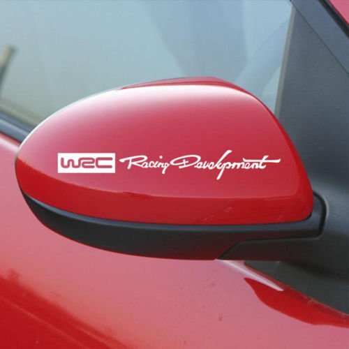 Product Cover ONLINEMART RACING DEVELOPMENT WRC AUTO REAR VIEW MIRROR CAR STICKER