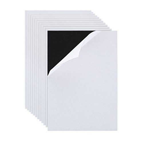 Product Cover Caydo Flexible Magnetic Adhesive Sheets Paper 4-inch x 6-inch, 12 Pack