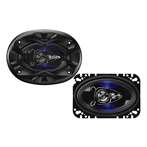 Product Cover BOSS Audio Systems BE464 250 Watt Per Pair, 4 x 6 Inch, Full Range, 4 Way Car Speakers Sold in Pairs