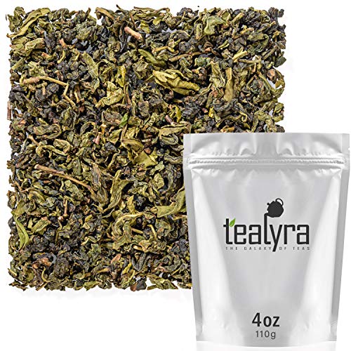 Product Cover Tealyra - Huang Shan Bao Zhong - Taiwanese Oolong Tea - Great Green Oolong Loose Leaf Tea - Organically Grown - 110g (4-ounce)