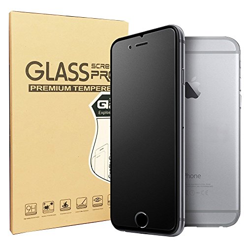Product Cover Sonto iPhone 6 6s Matte Tempered Glass Screen Protector Anti-Fingerprint/Anti-Glare/Ultra thin/Touch Smooth (iPhone 6/6s)