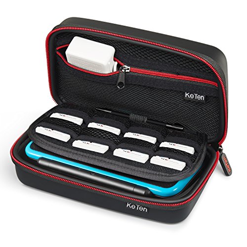 Product Cover Carry Case for Nintendo New 2DS XL/New 3DS XL, Keten Hard Travel Protective Shell for New Nintendo 3DS, New 2DS Console&Game, Also for Anker External Battery Store