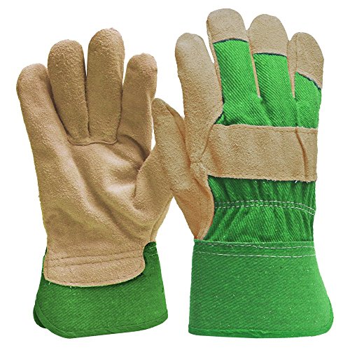 Product Cover DIGZ Suede Leather Palm Garden Gloves with Safety Cuff, Medium