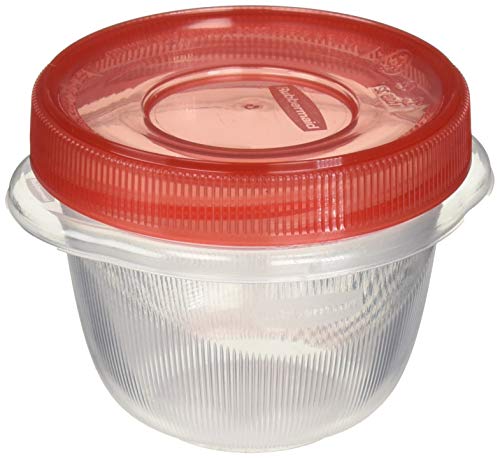 Product Cover Rubbermaid Takealongs Twist and Seal Food Storage Containers, 1.2 Set of 4 (2-Pack of 4), Clear