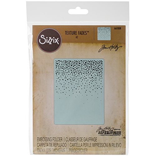 Product Cover Sizzix, Multi Color, Embossing Folder 661008, Snowfall Speckles by Tim Holtz, One Size