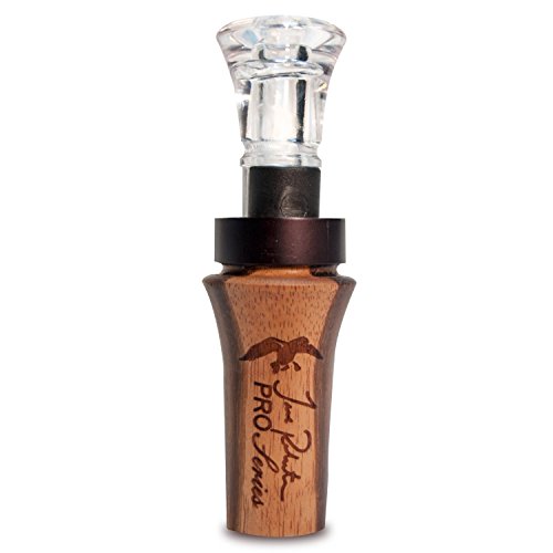 Product Cover Duck Commander Jase Robertson Pro Series Duck Call, Tiger Wood- Double Reed Makes Piercing High To Raspy Low Tones