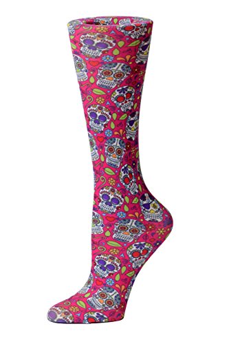 Product Cover Cutieful Women's Nylon 8-15 Mmhg Compression Sock Calavera