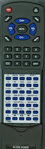 Product Cover Replacement Remote Control for Pyle PT798SBA, YK0004PYRM04, YK0004PY-RM04