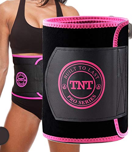 Product Cover TNT Pro Series Waist Trimmer for Women and Men - Waist Trainer for Weight Loss Sweat Belt - Belly Fat Slimming Stomach Band - Lumbar Support Neoprene Wrap