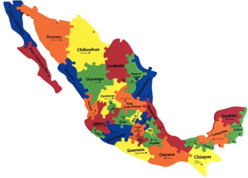 Product Cover Mexico Map Foam Puzzle 13