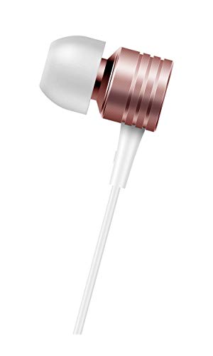 Product Cover 1MORE 103-ERG Piston Classic In-Ear Earphones Lightweight Headphones with Tangle-Free Cable, Fashion Colors, Microphone and In-Line Remote for Smartphones/PC/Tablet, Rose Gold/Pink