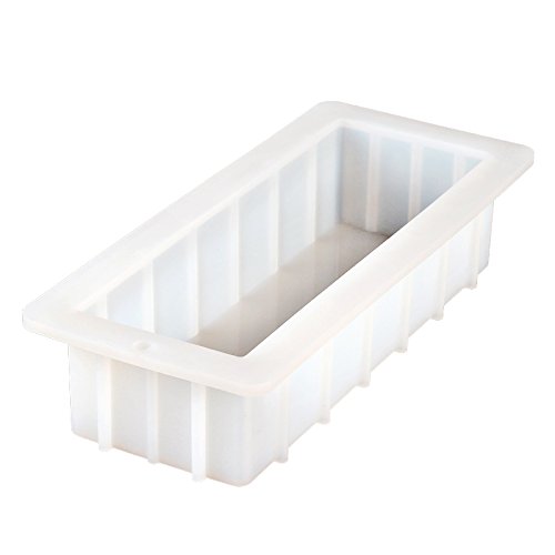Product Cover Nicole Soap Molds 10'' Rectangle White Mould DIY Handmade Swirl Making Tool