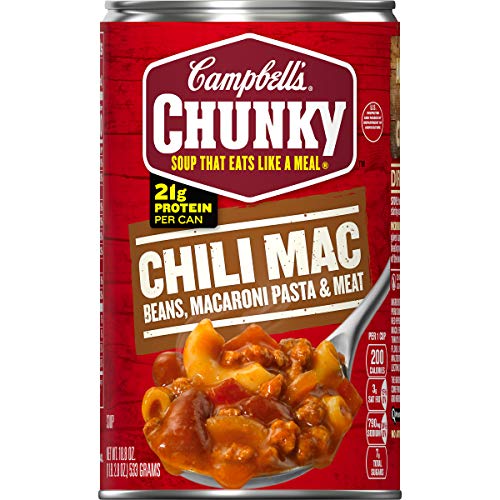 Product Cover Campbell's Chunky Chili Mac Soup, 18.8 oz. Can (Pack of 12)