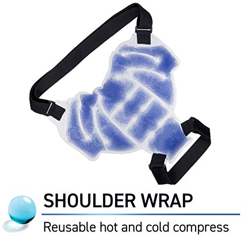 Product Cover TheraPearl Color Changing Shoulder Wrap, Reusable Hot Cold Therapy Wrap with Gel Beads for Shoulder Pain Relief, Flexible Hot and Cold Compress, Best Ice Pack for Rotator Cuff Pain, Sports Injuries