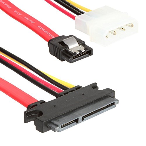 Product Cover WonderfulDirect SATA 22pin Serial ATA Data and Power Combo Cable (SATA22Pin to Data+Power)