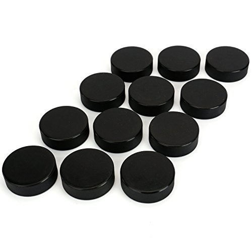 Product Cover Faswin 12 Pack Classic Ice Hockey Puck with 2 Reusable Mesh Bag
