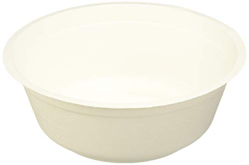 Product Cover B-KIND Durable Bagasse Eco-Friendly Rice Bowls 32Oz Pack Of 50 Bowls - Microwave Safe, Compostable, Made From Sugercane Fibers (50 Count, 32Oz)