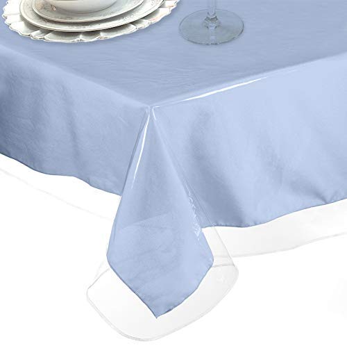 Product Cover LAMINET Heavy-Duty Deluxe Crystal Clear Vinyl Tablecloth Protector 70