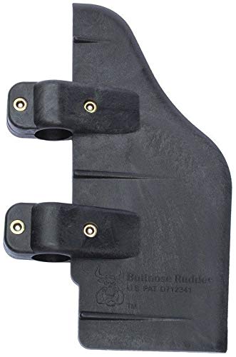 Product Cover Bullnose Rudder Clamp On Rudder for 24-55 Thrust Trolling Motors: Pontoons, Kayaks, or Canoes
