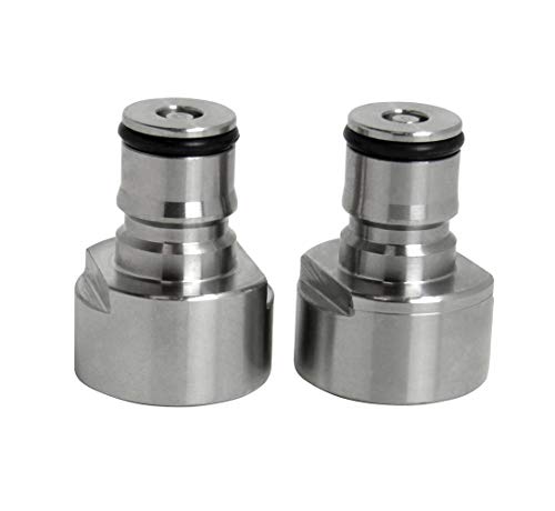 Product Cover Kegco KCA-SET Coupler Adapters, Ball Lock, Stainless Steel