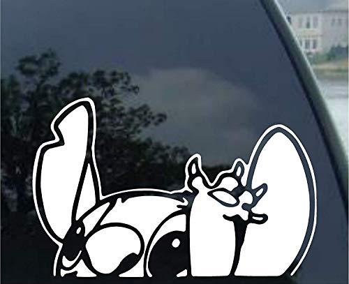 Product Cover graphix Lilo - Stitch - Waiving - Auto Window Sticker Decal for Car Truck SUV Motorcycle (5.5