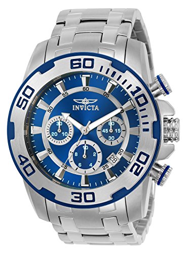 Product Cover Invicta Men's Pro Diver Quartz Watch with Stainless-Steel Strap, Silver, 26 (Model: 22319)