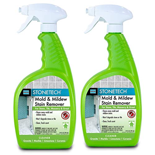 Product Cover StoneTech Mold & Mildew Stain Remover, Cleaner for Natural Stone, 24-Ounce (.710L) Spray Bottle, 2-pack