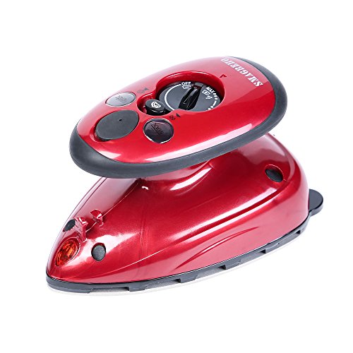 Product Cover SMAGREHO Mini Travel Steam Iron with Dual Voltage, Anti Slip Handle and Non-Stick Teflon Soleplate Iron