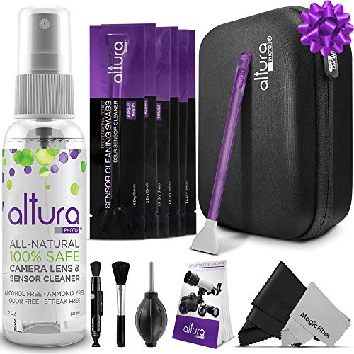 Product Cover Altura Photo Professional Cleaning Kit APS-C DSLR Cameras Sensor Cleaning Swabs with Carry Case