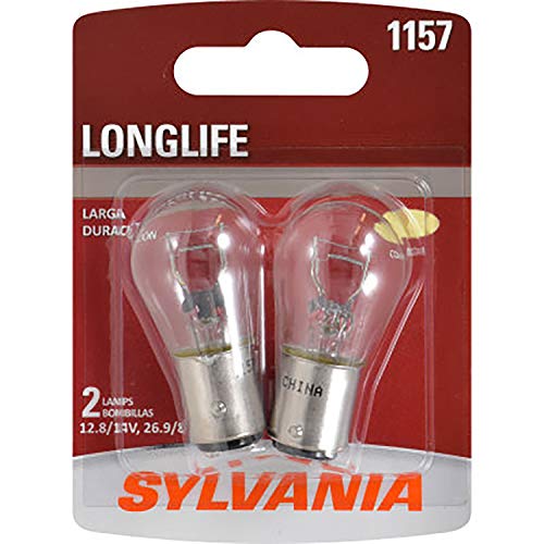 Product Cover SYLVANIA - 1157 Long Life Miniature - Bulb, Ideal for Daytime Running Lights (DRL) and Back-Up/Reverse Lights (Contains 2 Bulbs)