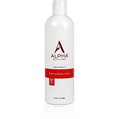 Product Cover Alpha Skin Care Renewal Body Lotion | Anti-Aging Formula |12% Glycolic Alpha Hydroxy Acid (AHA) | Reduces the Appearance of Lines & Wrinkles | For All Skin Types | 12 Oz