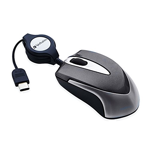 Product Cover Verbatim USB-C Mini Optical Travel Mouse - Black