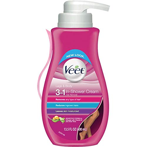 Product Cover Veet Fast Acting Gel Cream Hair Remover Pump (Sensitive), 13.50 Ounce ( Pack of 2)