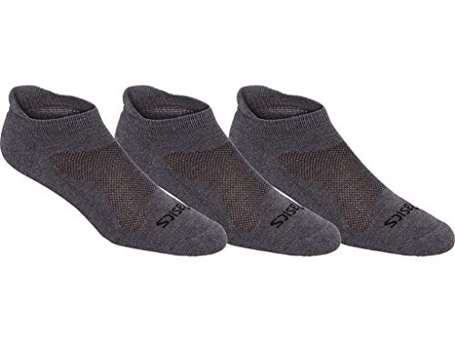 Product Cover ASICS Cushion Low Cut Socks (Pack of 3), Grey Heather, Large