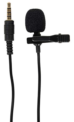 Product Cover Generic 3.5mm Clip On Mini Lapel Lavalier Microphone (Black)