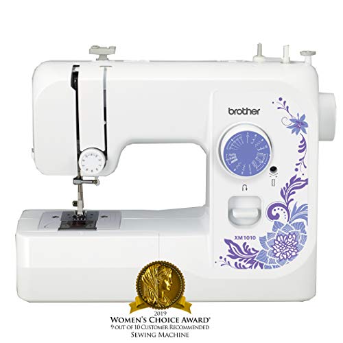 Product Cover Brother Sewing Machine, XM1010, 10-Stitch Sewing Machine, Portable Sewing Machine, 10 Built-in Stitches, 4 Included Sewing Feet, 25-Year Limited Warranty