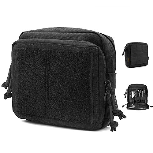 Product Cover REEBOW GEAR EDC Tactical Admin Pouch Molle Military Map Tool Bag Organizer Black