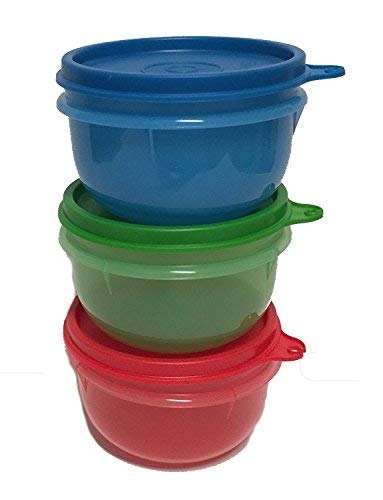 Product Cover Tupperware Ideal Little Bowl Set of 3 in Green, Red, Blue