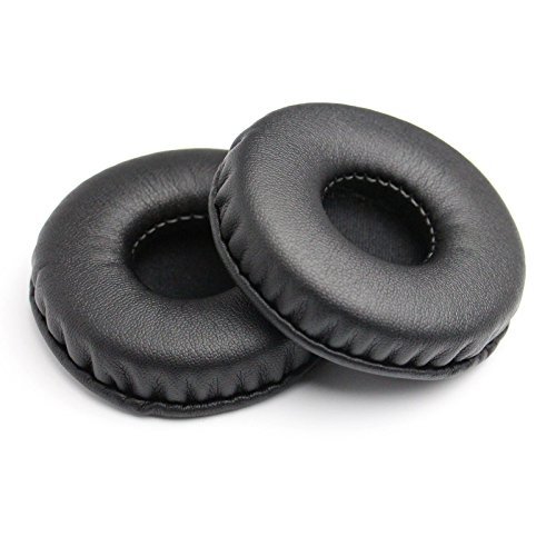 Product Cover A Pair Black Ear Cushion Replacement Ear Pads Ear Cups For Sony MDR-V150 V250 V300 V100 V200 V400 DR-BT101 ZX100 ZX300 Headphones Headset 70MM