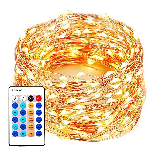Product Cover xtf2015 99FT 300LEDs String Lights, Waterproof Dimmable Decorative Fairy Lights with Remote Control, Christmas Lights with UL Listed for Bedroom, Patio, Wedding and Party, Christmas Tree, Warm White