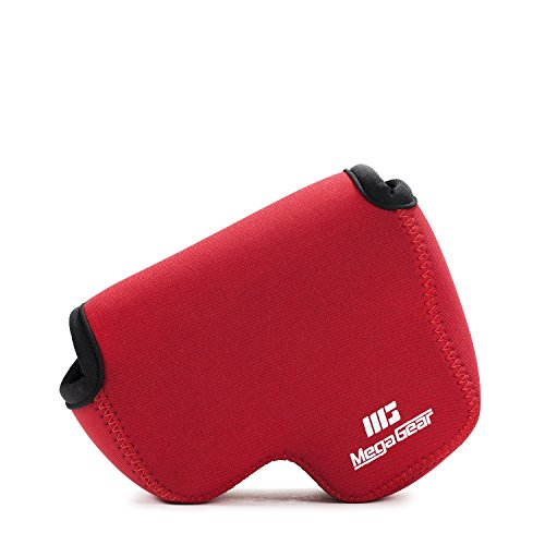 Product Cover MegaGear ''Ultra Light'' Neoprene Camera Case Bag with Carabiner for Nikon COOLPIX B500 Digital Camera (Red)