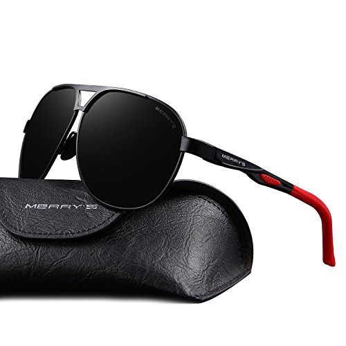 Product Cover MERRY'S Men Classic Brand HD polarized Sunglasses Aluminum Driving Sun glasses S8611