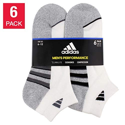 Product Cover Adidas Men's Climalite Low Cut Sock 6-pair